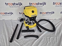 Water- en stoftankstofzuiger 19l 1000w geel - karcher - 16281410 - afbeelding 2 van  2