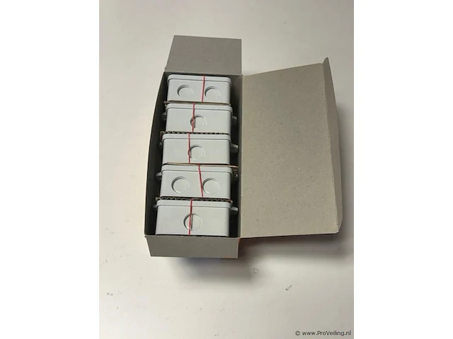 Waterdichte kabeldoos 77x77x36 mm - 5 stuks - afbeelding 1 van  2