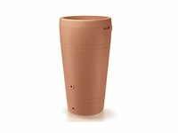 Waterform regenton met plantenbak terracotta kunststof 230 l 59,3 x 59,3 x 109,5 cm