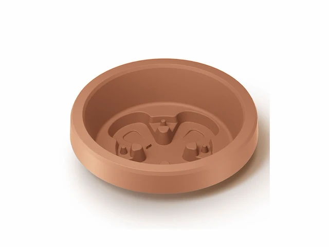 Waterform regenton met plantenbak terracotta kunststof 230 l 59,3 x 59,3 x 109,5 cm - afbeelding 3 van  4