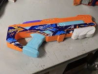 Watergun zonder doos oranje blauw met stickers 1x - afbeelding 5 van  7
