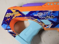 Watergun zonder doos oranje blauw met stickers 1x - afbeelding 6 van  7