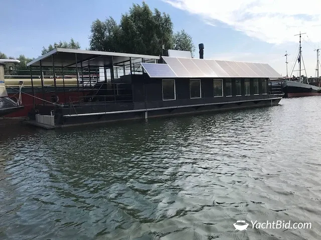 Waterloft woonschip 18 meter - motor yacht - afbeelding 2 van  58