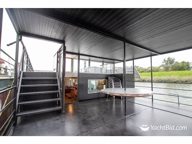 Waterloft woonschip 18 meter - motor yacht - afbeelding 16 van  58