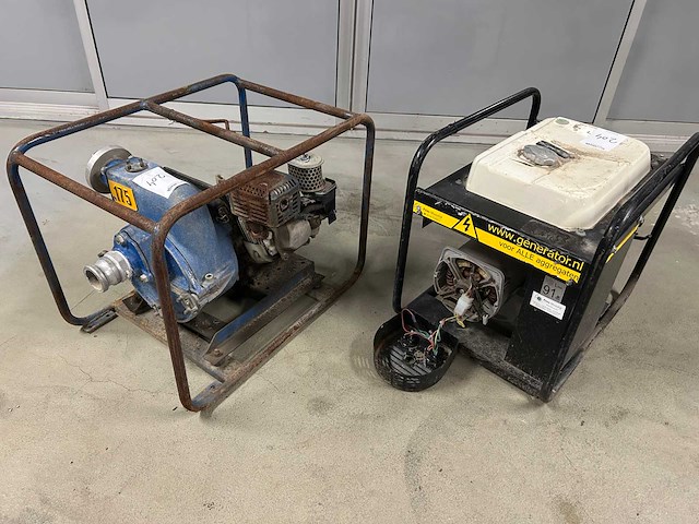 Waterpomp en generator - afbeelding 6 van  7