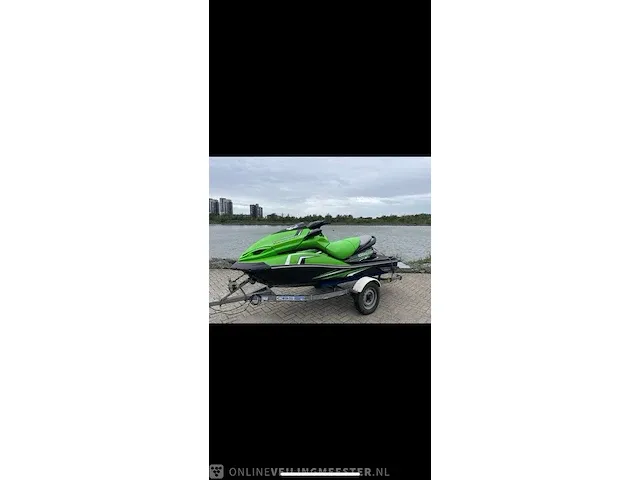 Waterscooter jetski kawasaki, ultra 300, groen, 2011 - afbeelding 4 van  15