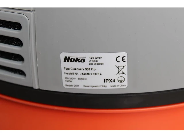Waterstofzuiger hako cleanserv s30pro - afbeelding 3 van  3