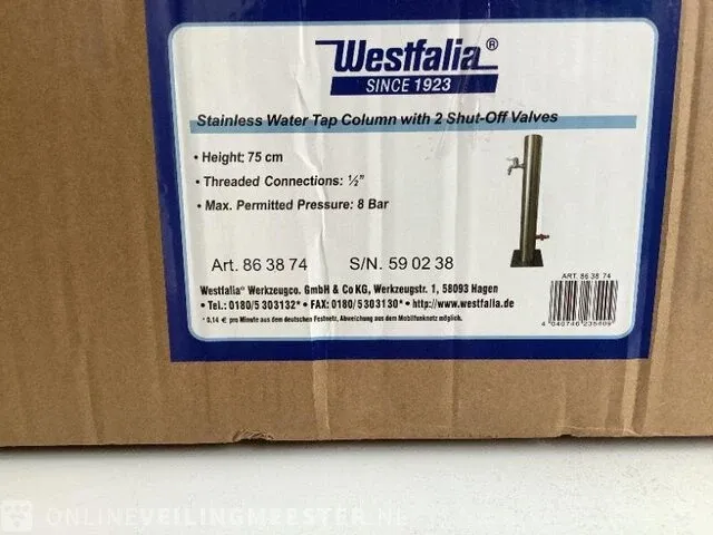 Watertapkraan westfalia, 863874, chroom - afbeelding 3 van  3