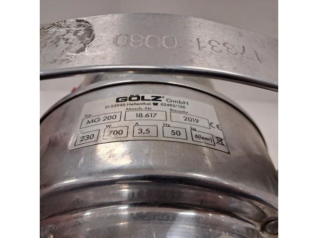 Watervernevelaar 8l/u goelz, mg200, bouwjaar 2019 - afbeelding 5 van  5