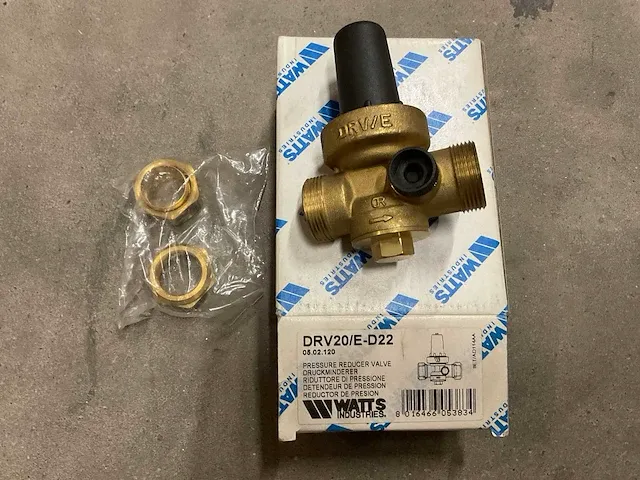 Watts drv20/e-d22 05.02.120 reduceerventiel (8x) - afbeelding 1 van  2