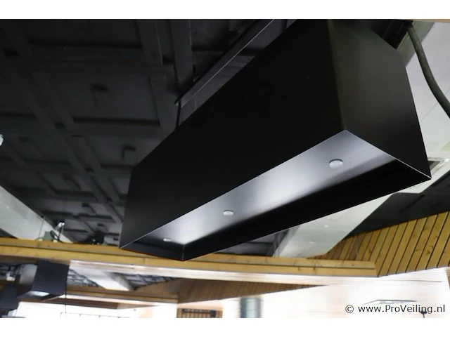 Wave design afzuigkap v.v. ledverlichting - 120x32x38cm - afbeelding 4 van  9