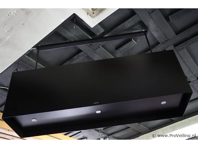 Wave design afzuigkap v.v. ledverlichting - 120x32x38cm - afbeelding 6 van  9
