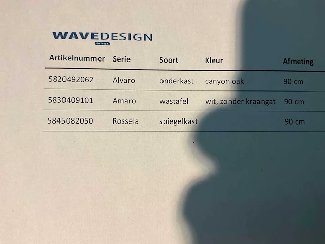 Wavedesign alvaro badmeubelset - afbeelding 4 van  12