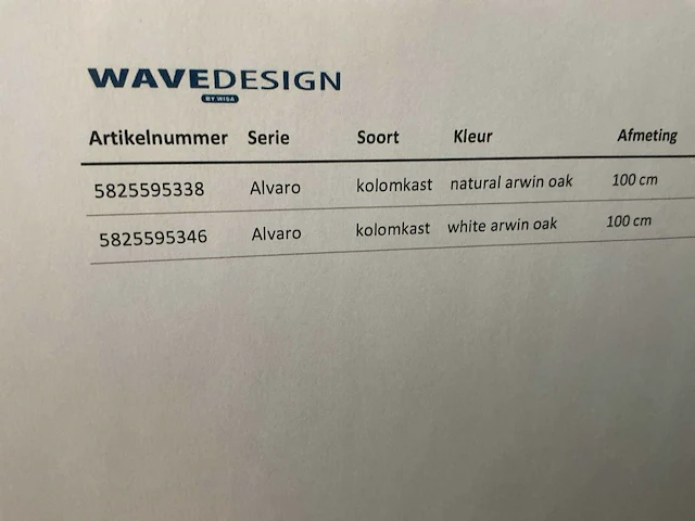 Wavedesign alvaro kolomkast - afbeelding 4 van  4