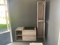 Wavedesign badmeubelset oak 90 cm - afbeelding 2 van  8