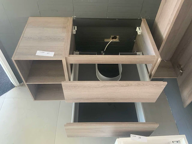 Wavedesign badmeubelset oak 90 cm - afbeelding 6 van  8