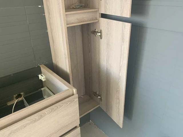 Wavedesign badmeubelset oak 90 cm - afbeelding 8 van  8
