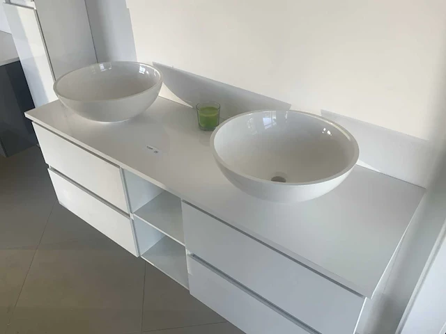 Wavedesign badmeubelset wit 150 cm - afbeelding 3 van  9