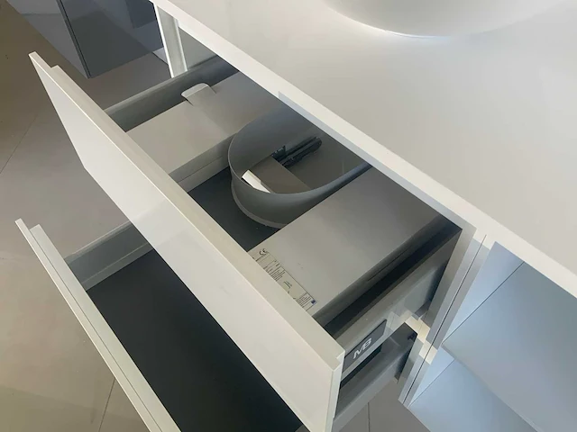 Wavedesign badmeubelset wit 150 cm - afbeelding 8 van  9