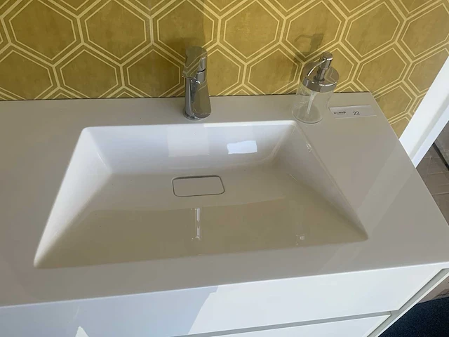 Wavedesign pescara hoogglans wit 90cm badmeubelset - afbeelding 5 van  9