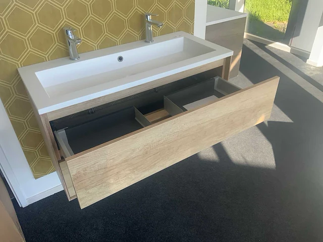 Wavedesign pescara natural oak badmeubelset - afbeelding 6 van  9