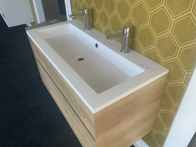Wavedesign pescara natural oak badmeubelset - afbeelding 8 van  9