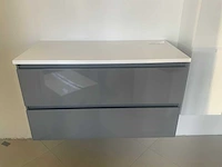 Wavedesign wastafel onderkast 90cm - afbeelding 1 van  5