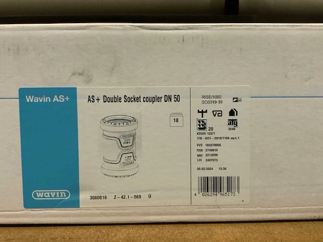 Wavin as+ socket (18x) - afbeelding 2 van  4