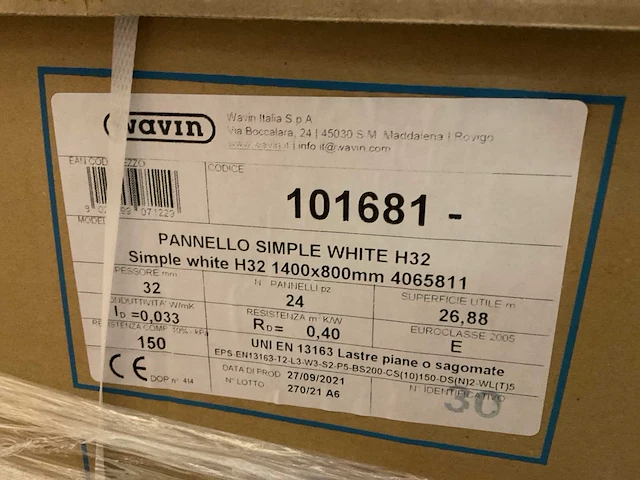 Wavin pannello simple white h32 101681 vloerverwarming noppenplaat (57x) - afbeelding 3 van  3