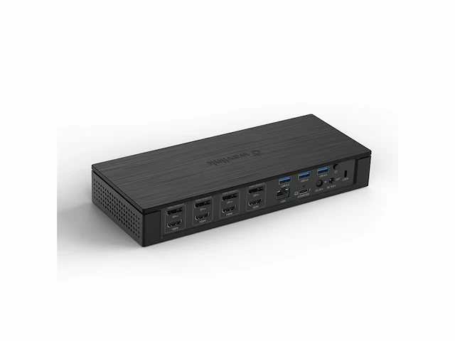 Wavlink 20in1 usbc oder usb 3.0 quad 4k 60hz display universeel dockingstation voor macbook en windows-laptop - afbeelding 1 van  4