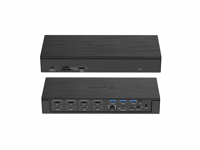 Wavlink 20in1 usbc oder usb 3.0 quad 4k 60hz display universeel dockingstation voor macbook en windows-laptop - afbeelding 2 van  4