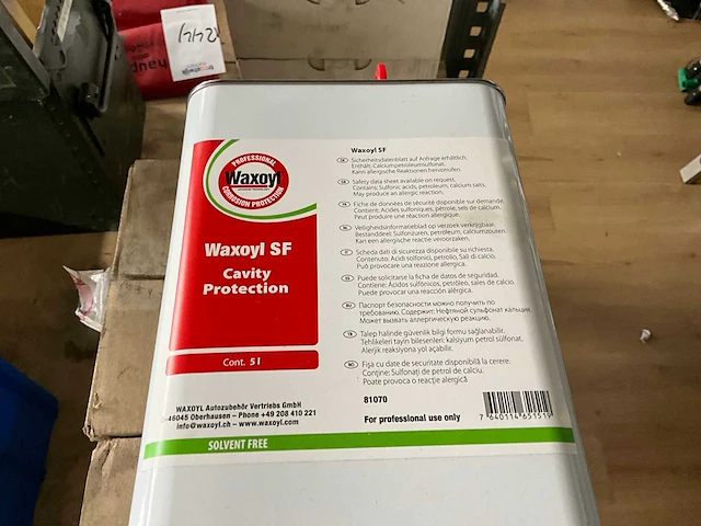 Waxoyl sf bus cavity protection 5l (4x) - afbeelding 2 van  3