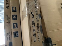 Wb - 20.3476 - slim glasplaat helder met middenband melkglas - afbeelding 2 van  4