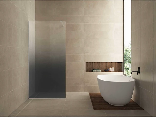 Wb - 20.3562 - glasplaat slim rook naar helder glas. 120x200 - afbeelding 1 van  3
