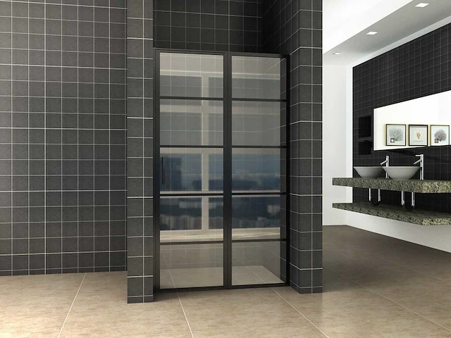 Wb - 20.3571 - horizon door r/l matblack 90x200 cm - afbeelding 1 van  3