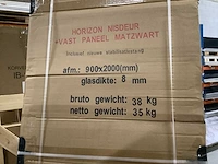 Wb - 20.3571 - horizon door r/l matblack 90x200 cm - afbeelding 2 van  3