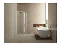 Wb - 20.3849 - 1/4 rond cabine 2 schuifdeuren 90x90 cm. - afbeelding 1 van  4