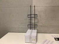 Wb - 32.3497 - mini fontein wit + doucherekje zwart - afbeelding 2 van  3