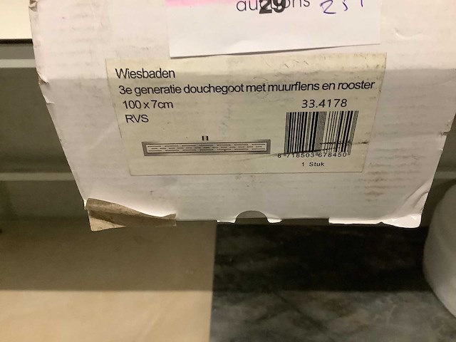 Wb - 33.4125/33.4178 - douchegoot (2x) - afbeelding 4 van  5