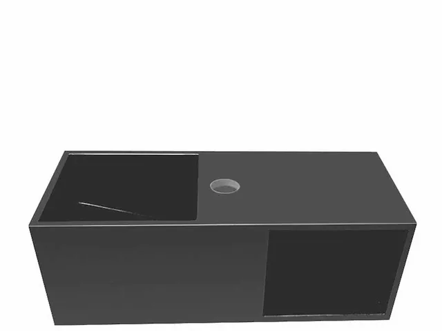 Wb - 36.4083 julia. - fontein solid surface met nis - afbeelding 1 van  4