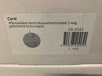 Wb - caral 29.2542 - afbouwdeel inbouwthermostaat 2 weg - afbeelding 3 van  3