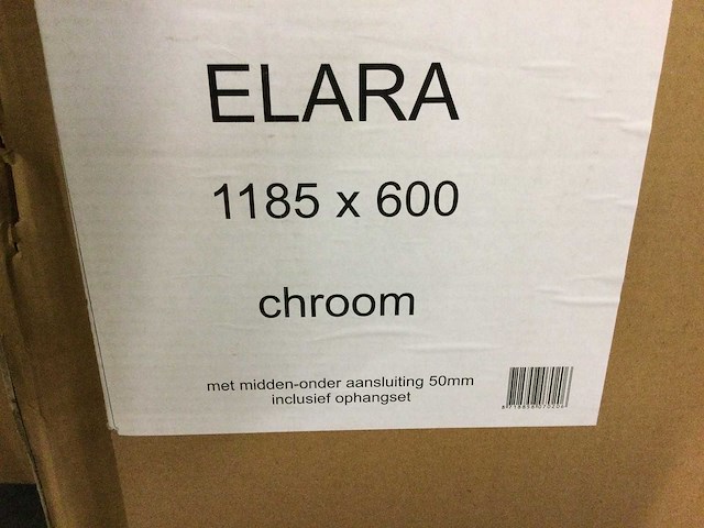 Wb - elara - sierradiator chroom 118,5x60 cm. - afbeelding 3 van  4