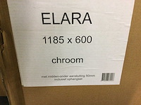 Wb - elara - sierradiator chroom 118,5x60 cm. - afbeelding 3 van  4