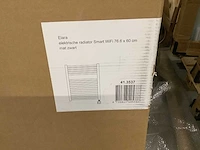 Wb - elara 41.3537 - elektrische radiator smart wifi 76,6 x 60 cm mat=zwart - afbeelding 2 van  3
