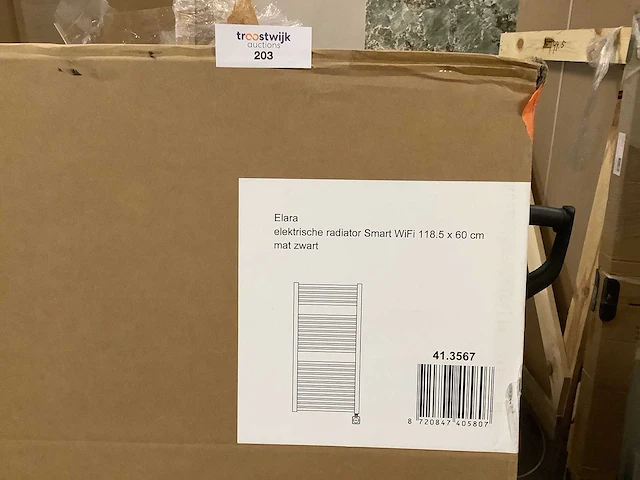 Wb - elara 41.3567 - elektrische radiator smart wifi 118,5 x 60 cm mat-zwart. - afbeelding 3 van  3