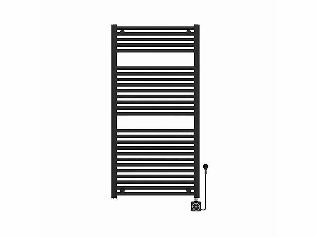 Wb - elara 41.3567 - elektrische radiator smart wifi 118,5 x 60 cm mat zwart - afbeelding 1 van  3