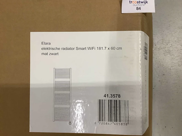 Wb - elara 41.3578 - elektrische radiator smart wifi 181,7 x 60 cm glans wit - afbeelding 2 van  3