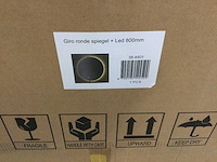 Wb - giro - 38.4401 - spiegel rond 80 cm + led verlichting - afbeelding 2 van  4