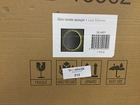Wb - giro - badkamerspiegel diameter 80 cm, frameloos led verlichting rondom. - afbeelding 2 van  2