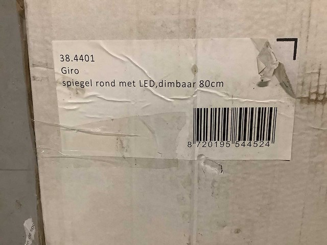Wb - giro - badkamerspiegel rond framelloos led verlichting rondom - afbeelding 3 van  3